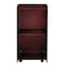 Adiroffice Wood Mobile Presentation Podium Lectern Stand with Shelves in Mahogany ADI661-07-MA-MK - alternate 3